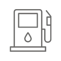 Fuel Efficiency gas station icon