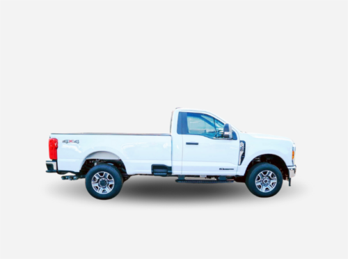 f350 truck in white side view